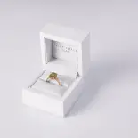 Złoty pierścionek z naturalnym aleksandrytem Złoty pierścionek z naturalnym aleksandrytem